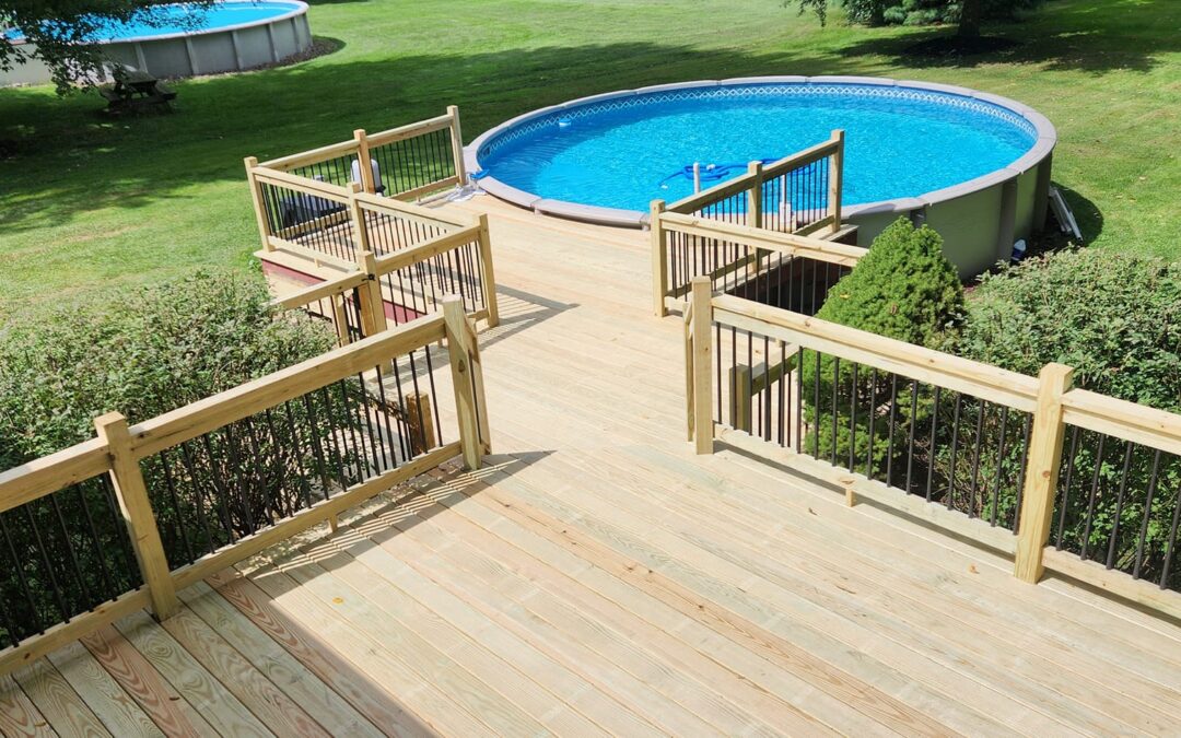 Pool Deck Installation in Perry, Ohio
