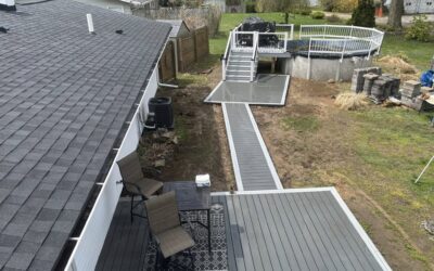 Trex Pool Deck Build in Lake County